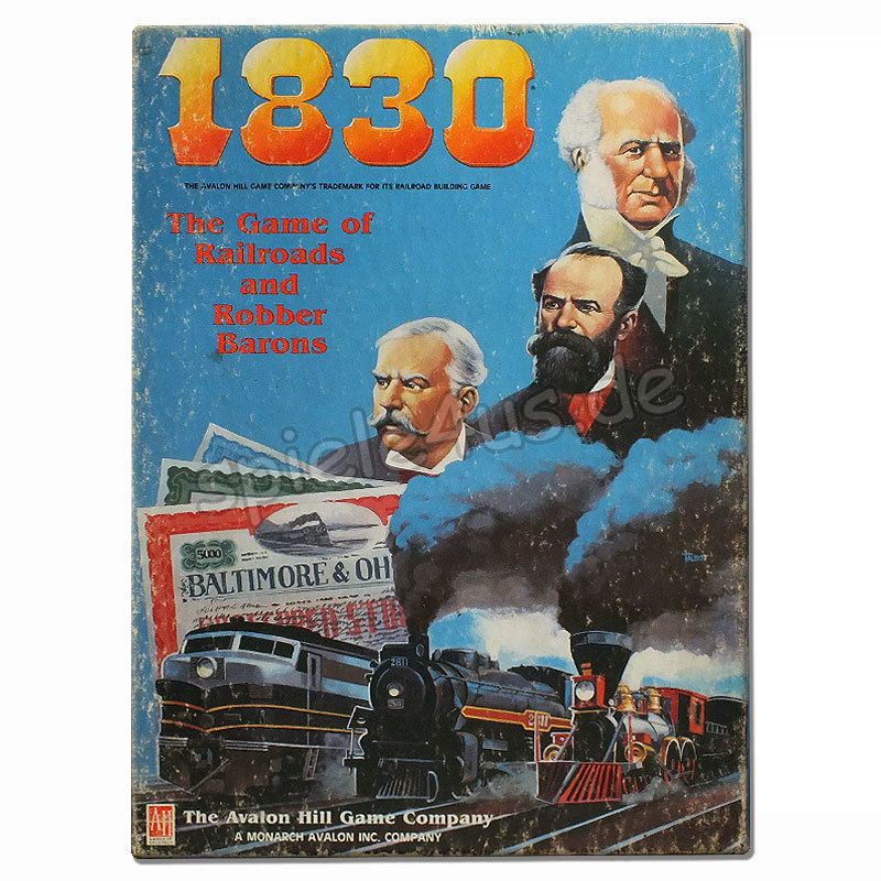 1830 The Game of Railroads and Robber Barons ENGLISCH