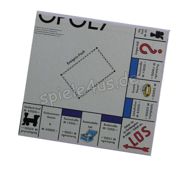 Monopoly rechteckig Spielmark