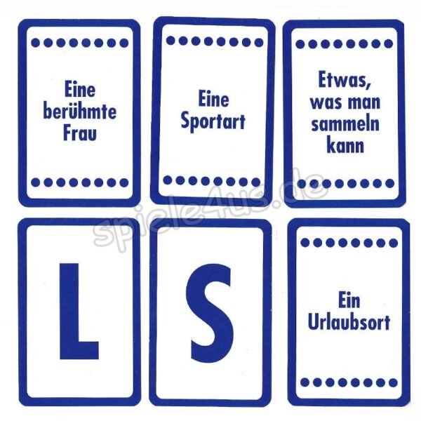 Stadt Land Fluss Mitbringspiel