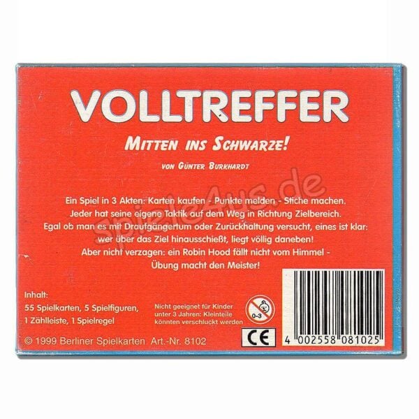 Volltreffer Kartenspiel
