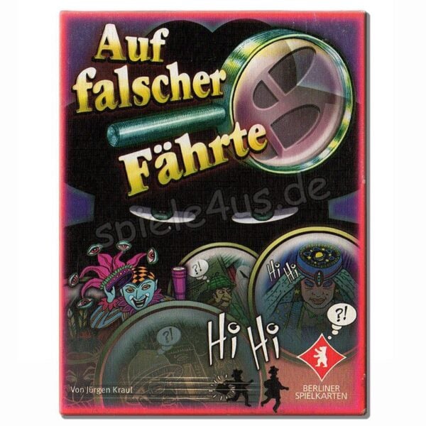 Auf falscher Fährte Kartenspiel