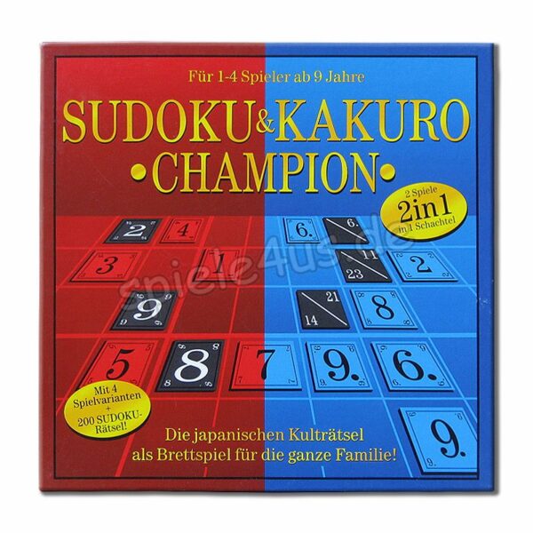 Sudoku Kakuro Champion