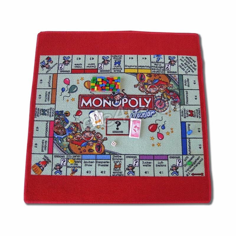 Monopoly Junior Set mit Spielteppich