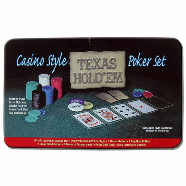 Texas Hold’em Poker Set Casino Style