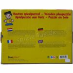 Spielpuzzle aus Holz Baustelle