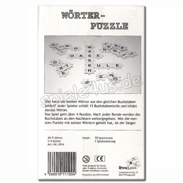 Wörter Puzzle