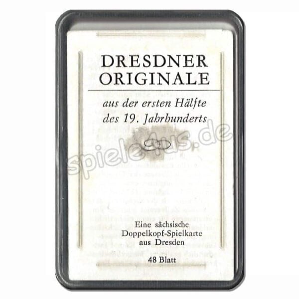Dresdner Originale Sächsische Doppelkopf-Spielkarten 01125