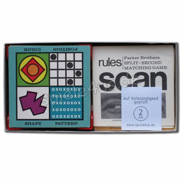 Scan Kartenspiel Split Second Matching Game