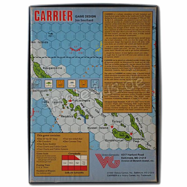 Carrier Kriegsspiel Southwest Pacific Campaign