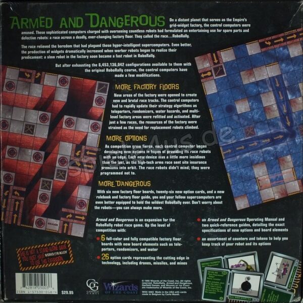 Bundle Robo Rally + Robo Rally armed and dangerous ENGLISCH
