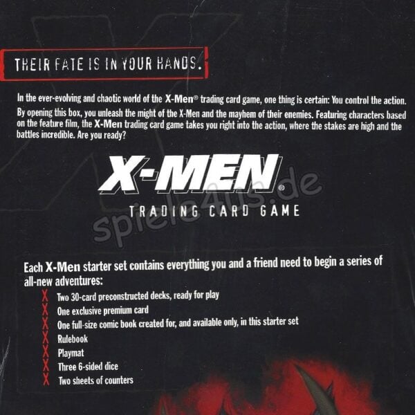 X-Men Trading Card Game Starter Set ENGLISCH