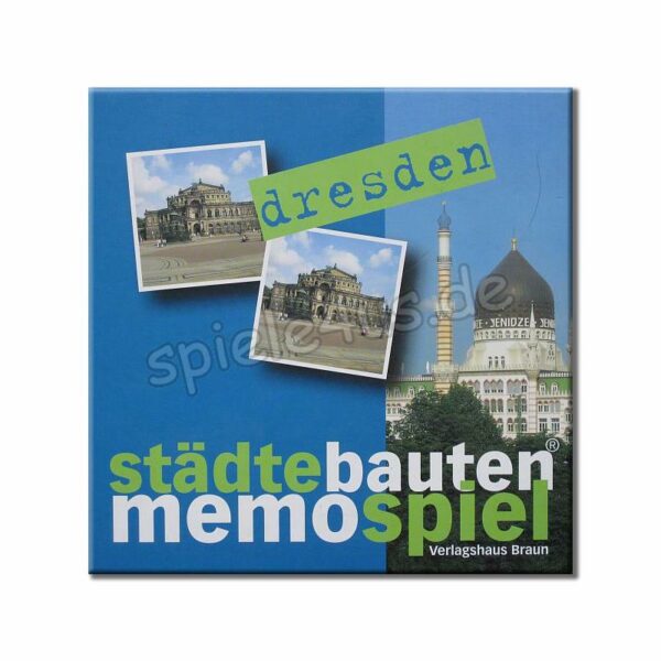 Städtebauten Memospiel Dresden