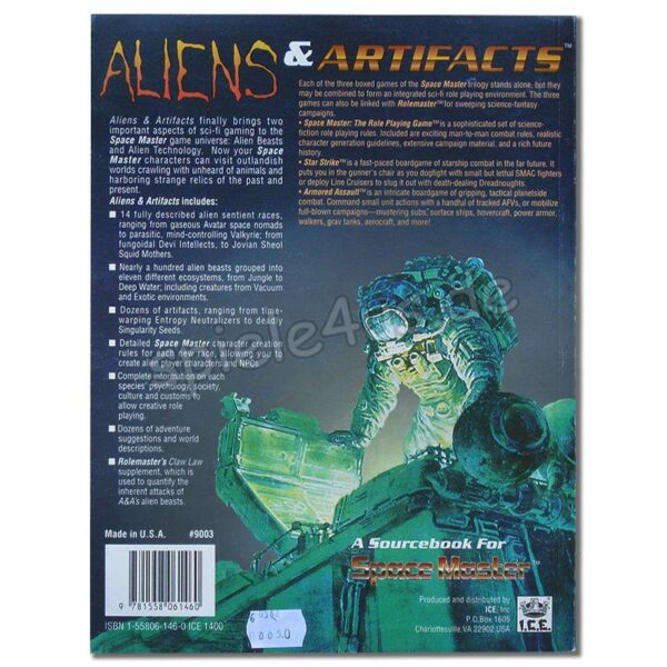 Aliens & Artifacts Sourcebook Space Master