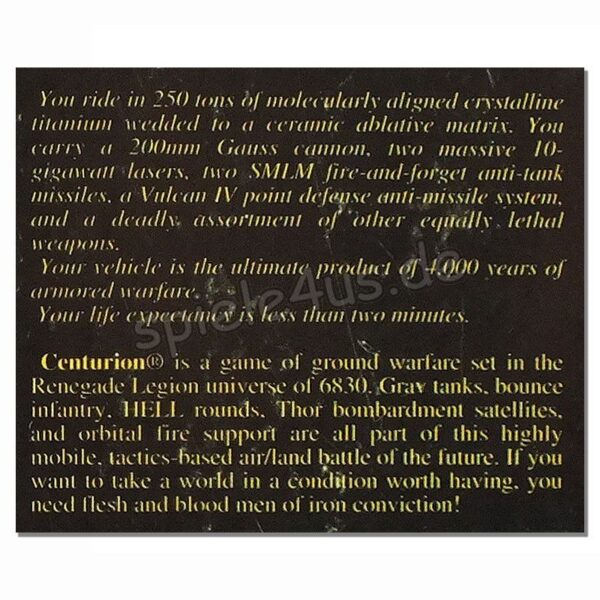 Renegade Legion Centurion 2nd Edition ENGLISCH