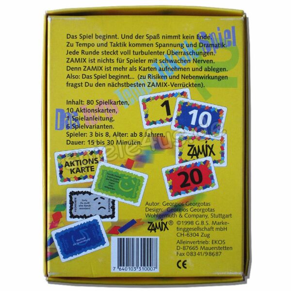 Zamix Kartenspiel