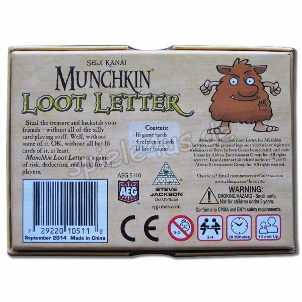 Munchkin Loot Letter