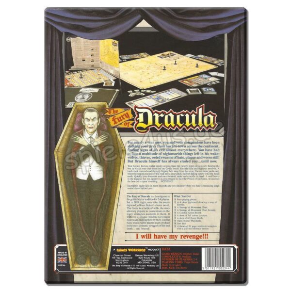 The Fury of Dracula ENGLISCH
