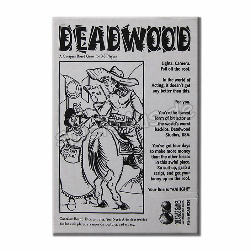 Deadwood mit 5 Erweiterungen ENGLISCH
