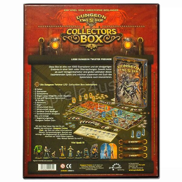 Dungeon Twister Pro Ludo Limited Collectors Box