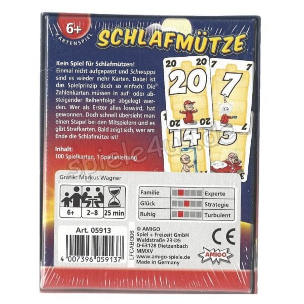 Schlafmütze Kartenspiel