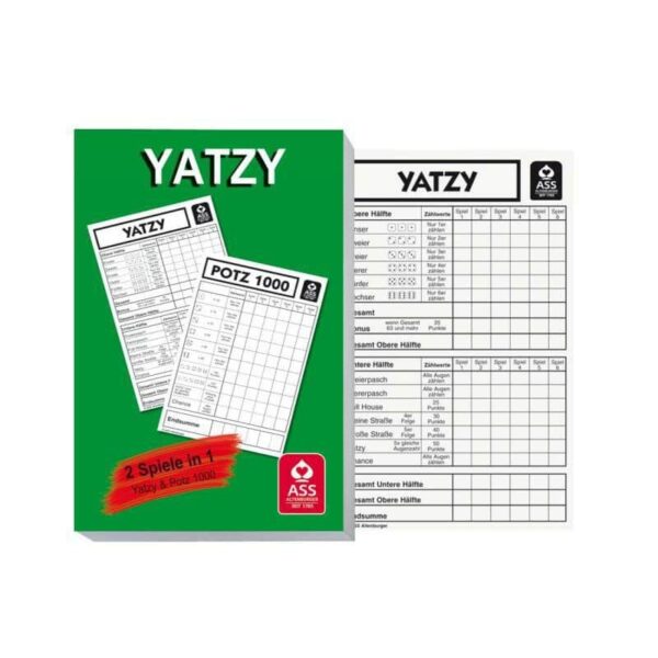 Yatzy + Potz Ersatzblock