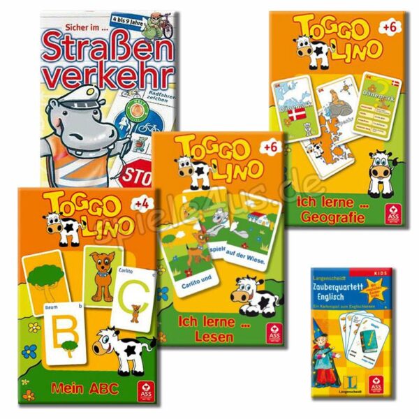 Lernspielpaket 31 – mit 5 Lernspielen für die Vorschule