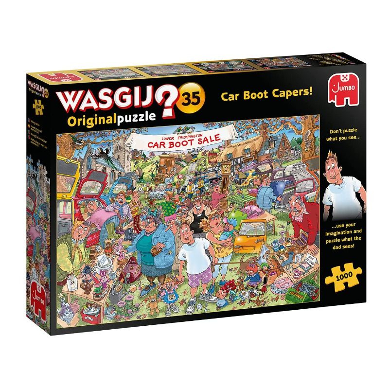 Wasgij Original 35: Flohmarkt-Chaos 1000 Teile Puzzle JUM19184