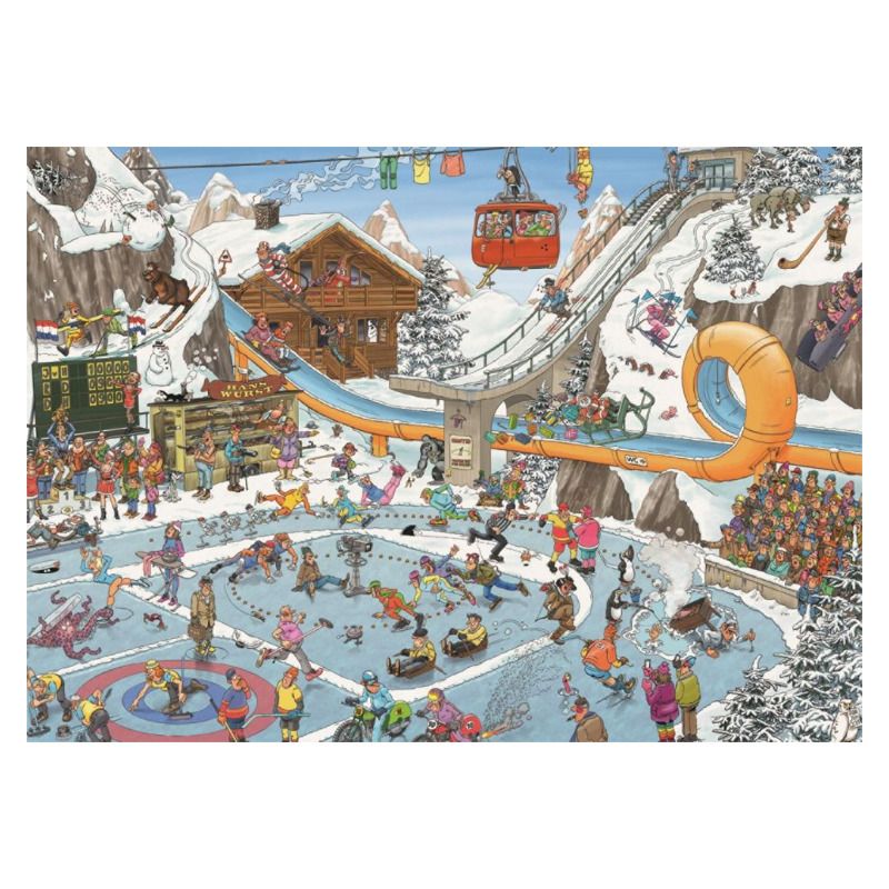 Die Winterspiele van Haasteren 1000 Teile Puzzle