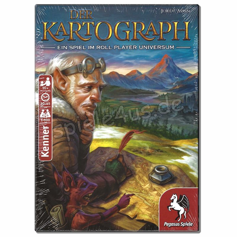 Pegasus Spiele – Der Kartograph: Unbekannte Lande (Espansione In Tedesco)