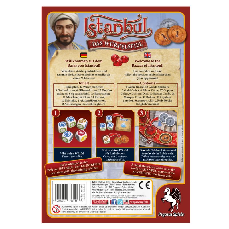 Istanbul: Das Würfelspiel - Spielanleitung und Regeln
