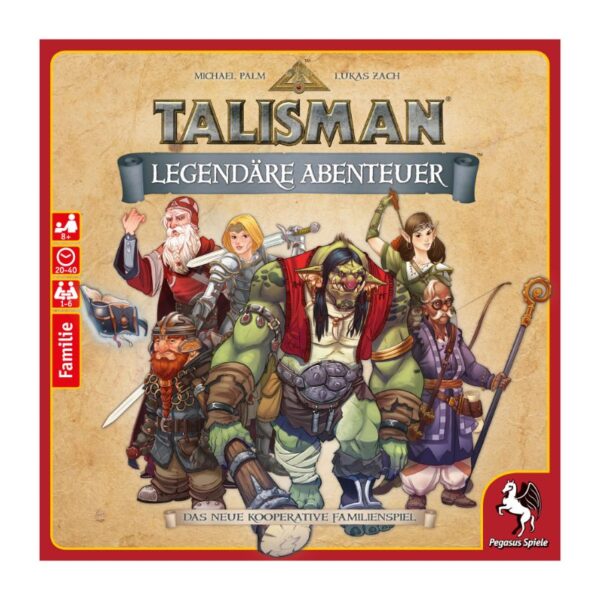 Talisman: Legendäre Abenteuer + Mini Erw. Druidin Druide