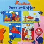 Maus Puzzlekoffer, 2×26 Teile, 2×48 Teile