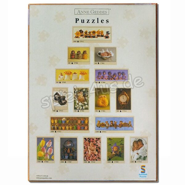 Anne Geddes Igelkinder 1000 Teile Panorama Puzzle