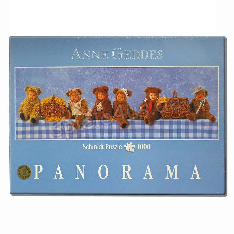 Anne Geddes Teddybären-Picknick Panorama Puzzle 1000 Teile