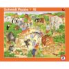 2er-Set Rahmenpuzzle Zoo und Bauernhof 16+24 Teile