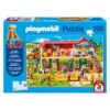 Bauernhof 100 Teile Puzzle mit Playmobil Bauer Schmidt 56163