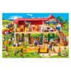 Bauernhof 100 Teile Puzzle mit Playmobil Bauer Schmidt 56163