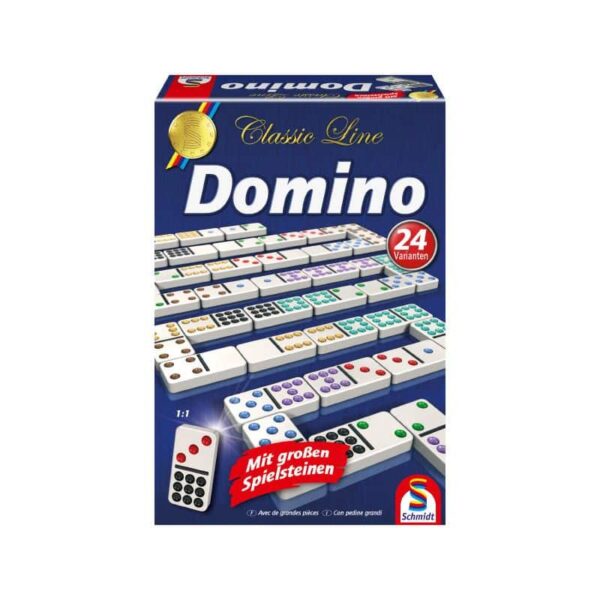 Classic Line Domino mit extra großen Spielfiguren