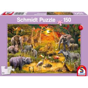 Tiere in Afrika 150 Teile Schmidt Puzzle 56195