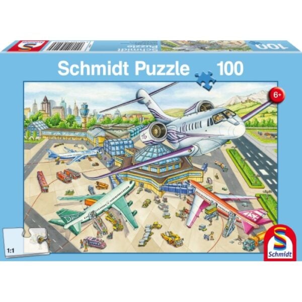Ein Tag am Flughafen 100 Teile Puzzle