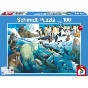 Tiere am Polarkreis 100 Teile Puzzle Schmidt 56295