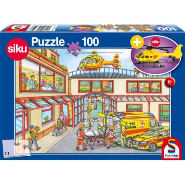 Rettungshubschrauber 100 Teile Puzzle Schmidt 56352