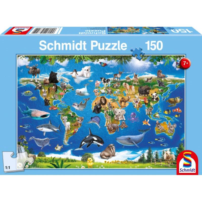 Lococo Tierwelt 150 Teile Puzzle Schmidt 56355