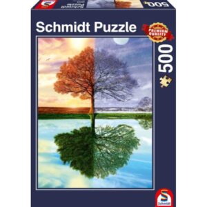 Jahreszeiten-Baum Puzzle 500 Teile Schmidt 58223
