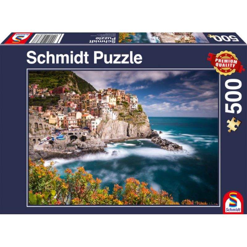 Manorola, Cinque Terre, Italien 500 Teile Puzzle Schmidt 58363