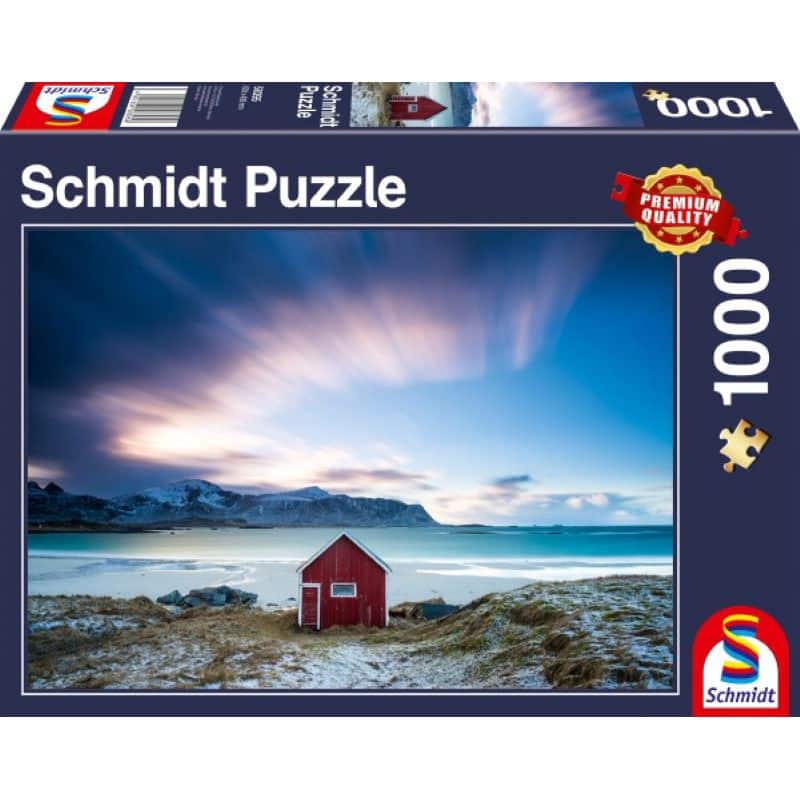 Hütte an der Atlantikküste 1000 Teile Puzzle Schmidt 58395