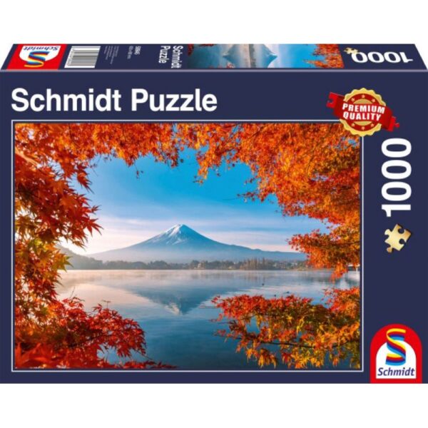 Herbstzauber am Fuji 1000 Teile Puzzle Schmidt 58946