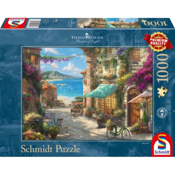 Café an der italienischen Riviera 1000 Teile Puzzle Schmidt 59624