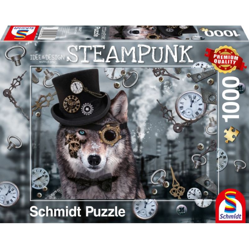 Steampunk Wolf 1000 Teile Puzzle Schmidt 59647