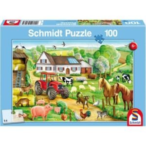 Fröhlicher Bauernhof 100 Teile Puzzle 56003